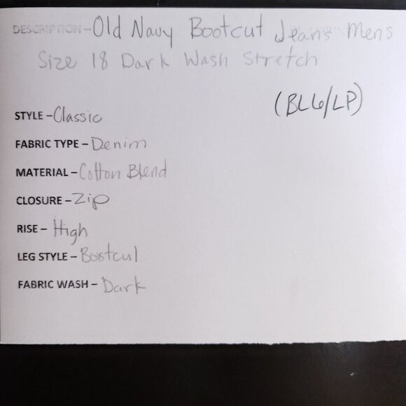 Old Navy Bootcut Jeans Women's Size 18 Dark Wash Stretch - Picture 7 of 7